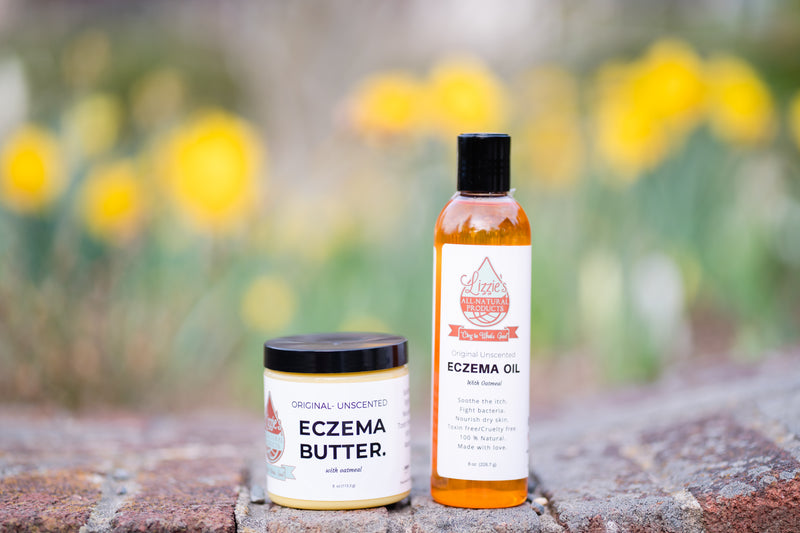 Lizzies All natural Eczema Butter & Eczema Oil Bundle (8 oz)